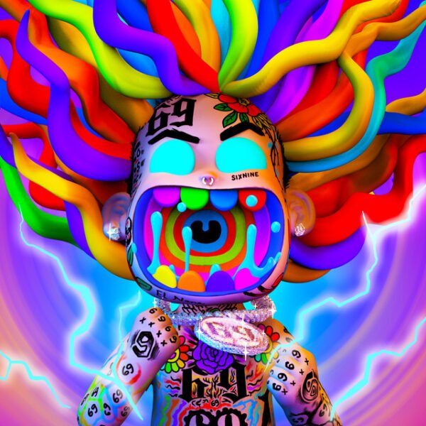 PA TI - 6ix9ine Ft. Yailin La Mas Viral (Unlimited Latin Acapella & Instrumental 100Bpm)(1A)